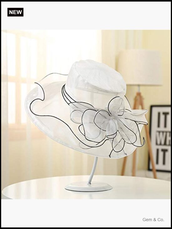 Wide Brim Sun Hat with UPF 50+ Floppy Packable main image 4